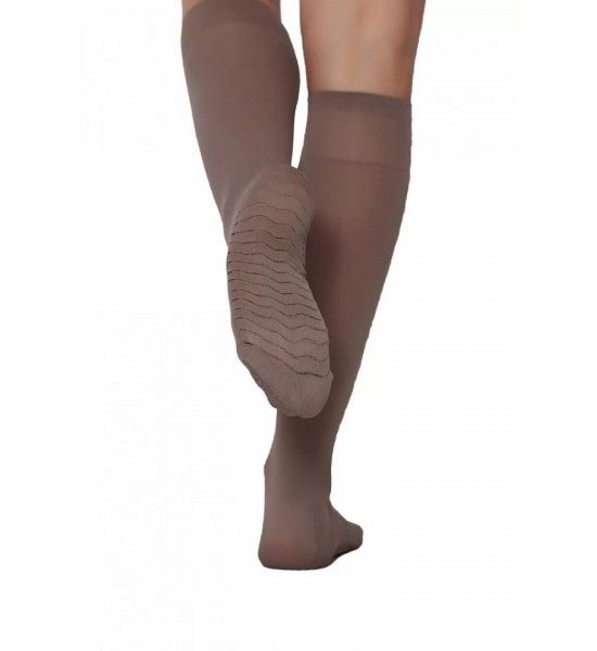 Bella Calze Mikro 70 Masaj Kadın Dizaltı Çorap Vizon