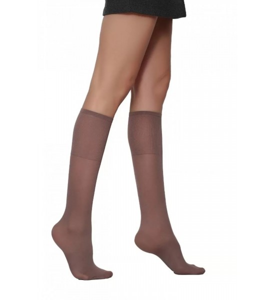 Daymod Comfort Lastiği Sıkmayan Dizaltı Pantolon Çorabı Vizon