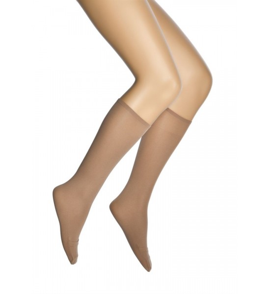 Dore Burnu Açılabilen Çok Amaçlı Dizaltı Abdest Çorabı Bronz