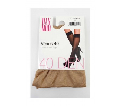 Daymod Venüs 40 Parlak 3 Adet Dizaltı Çorabı