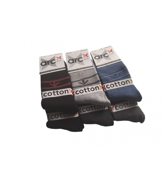  ARC Kışlık İçi Havlu Karışık Renklerde Garson Boy 6 Çift Çorap (35-40 Numara)